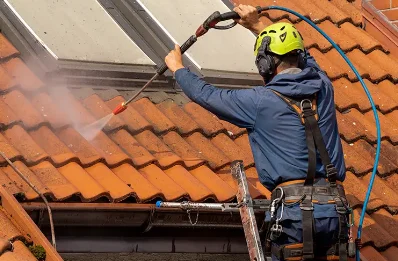 Démoussage et hydrofuge de toiture à Boussais
